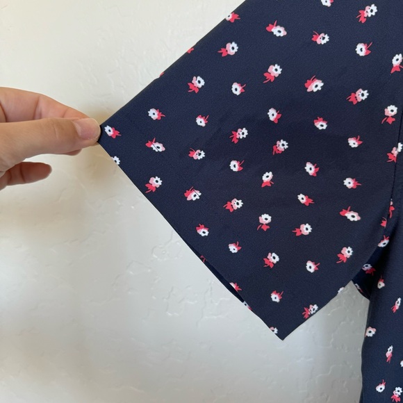 Bonobos Mens Micro Floral Print Short Sleeve Button Down Shirt - Picture 4 of 10